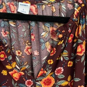 Old Navy Large long sleeve prairie midi dress NWT